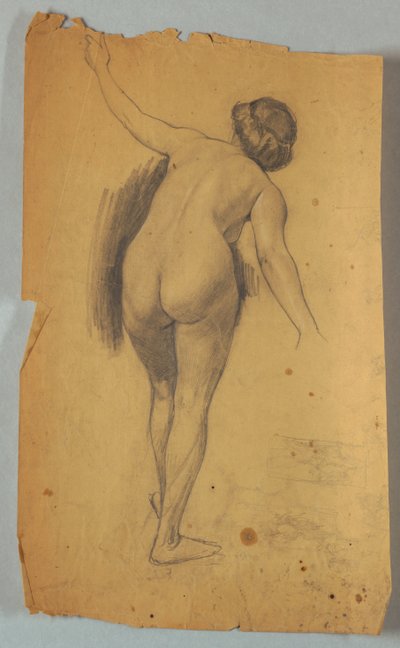 Estudo da Figura Nua de Louis Schaettle