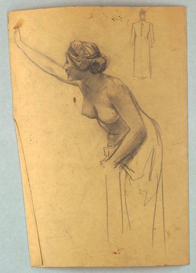 Estudo da Figura Nua de Louis Schaettle