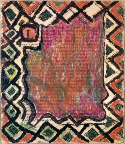 Composição abstrata de Louis Soutter