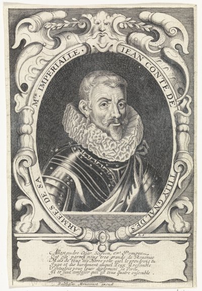 Retrato de Johann Tserclaes, Conde de Tilly de Louis Spirinx
