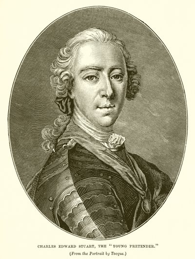 Charles Edward Stuart, o jovem pretendente de Louis Tocqué
