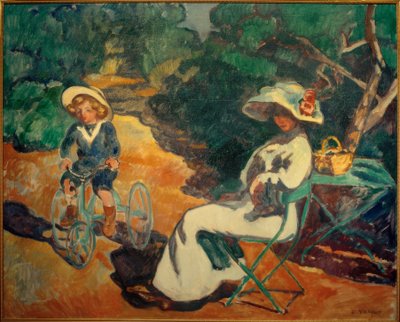 A criança no triciclo de Louis Valtat