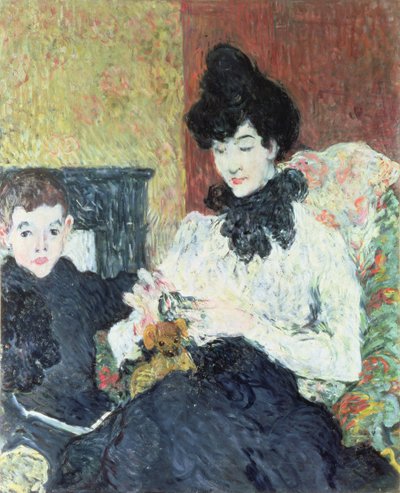 Madame Doubrere e o seu Filho de Louis Valtat