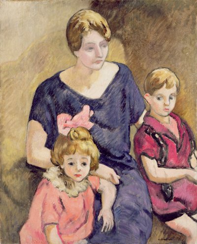 Mãe e filhos (óleo sobre tela) de Louis Valtat