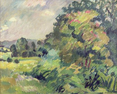 Paisagem da Normandia de Louis Valtat