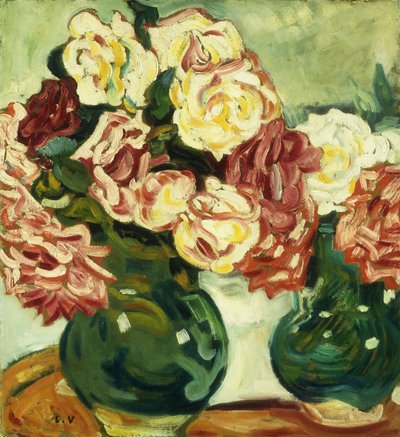 Dois Vasos de Rosas; Deux Vases de Roses de Louis Valtat