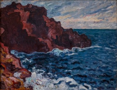Rochas Violetas (Maré do Mar) de Louis Valtat
