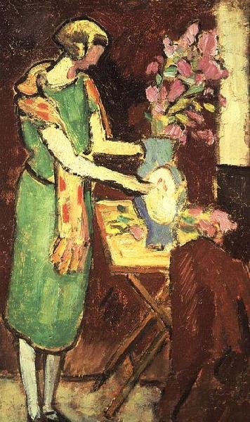 Mulher num interior de Louis Valtat