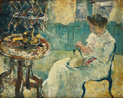 Mulher com enrolador; Femme au Devidoir de Louis Valtat