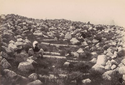 Ruínas perto de Beirute, Líbano de Louis Vignes