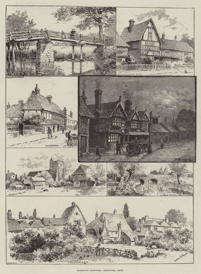 Esboços Divertidos, Headcorn, Kent de Louis Wain