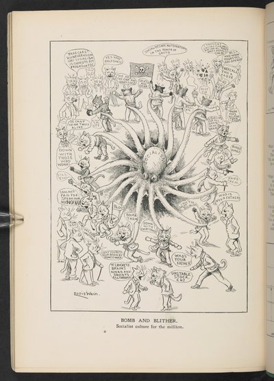 Socialismo, a partir da p.46, Louis Wain Annual de Louis Wain