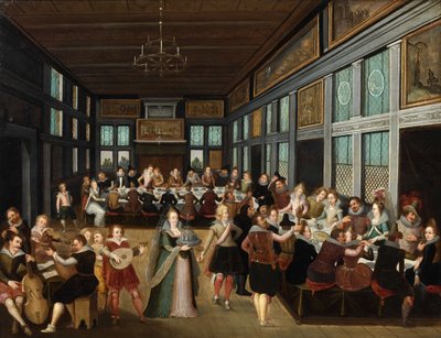 Banquete de casamento de Louis de Caullery