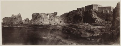 Kaalat el Athlit, Síria, vista do beira-mar, 1859. de Louis de Clercq