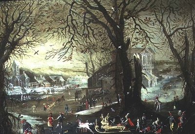 Uma Cena de Inverno de Louis de Silvestre