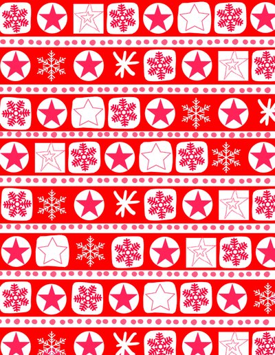 Christmas Wrap Stripe, 2017, Mídia Digital de Louisa Hereford