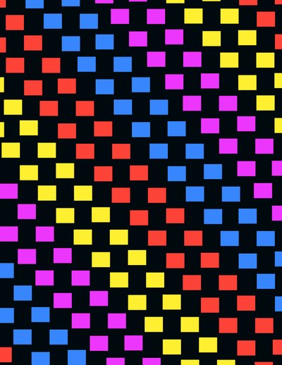 Quadrados coloridos (digital) de Louisa Hereford