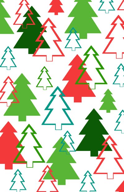 Árvores De Natal Cobertas, 2017, Mídia Digital de Louisa Hereford