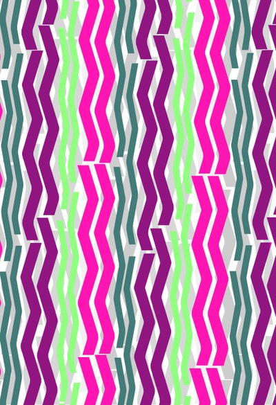 Zig Zig Stripes, 2014 Mídia Digital de Louisa Hereford