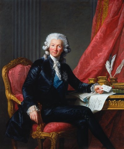 Retrato de Carlos Alexandre de Calonne (1734-1802) de Elisabeth Louise Vigee Lebrun