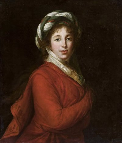 Retrato da Condessa Helena Radziwill 1753-1821, née Przezdziecka, ca 1802-1805. de Elisabeth Louise Vigee Lebrun