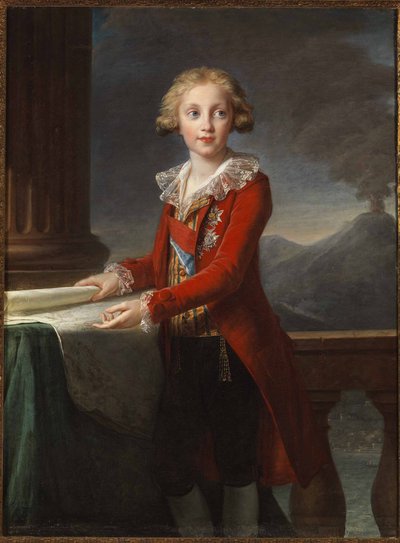 Retrato do Rei Francisco I das Duas Sicílias 1777-1830, 1790. de Elisabeth Louise Vigee Lebrun