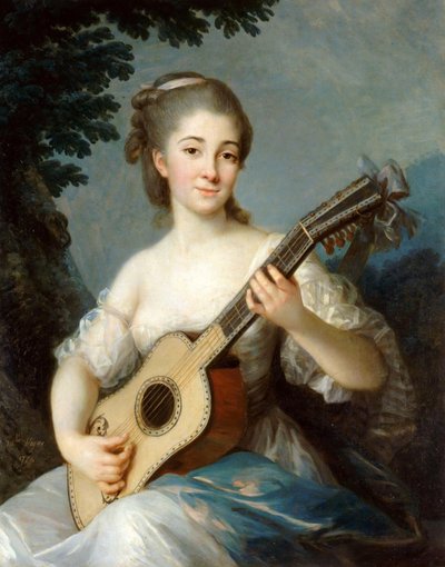 Retrato de Marie-Louise de Robien, 1774. de Elisabeth Louise Vigee Lebrun