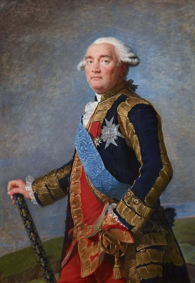Retrato de Philippe Henri, Marquês de Ségur 1724-1801, c. 1798. de Elisabeth Louise Vigee Lebrun