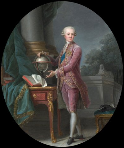 Retrato do príncipe Karl Heinrich von Nassau-Siegen 1743-1808, 1776. de Elisabeth Louise Vigee Lebrun