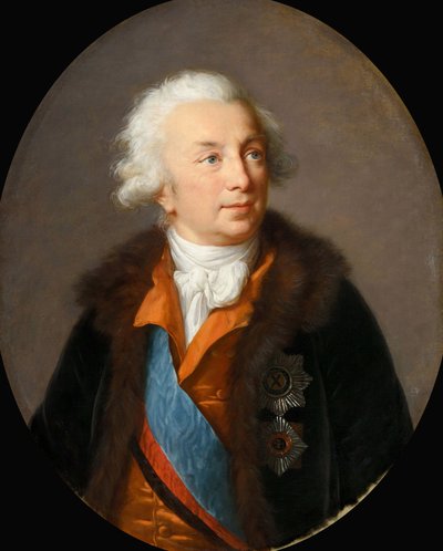 Retrato do Conde Ivan Ivanovich Shuvalov 1727-1797, c. 1796 de Elisabeth Louise Vigee Lebrun