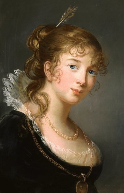 Princesa Frederica Dorothea Louise Philippine da Prússia 1770-1836, Condessa Radziwill, c. 1801. de Elisabeth Louise Vigee Lebrun