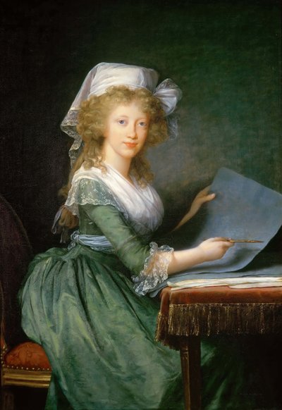 Princesa Luisa Maria de Nápoles e Sicília 1773-1802, c. 1790. de Elisabeth Louise Vigee Lebrun