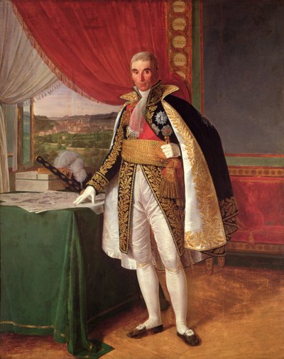 Marechal André Massena (1758-1817) Duque de Rivoli, 1814 de Louise Marie Jeanne Hersent
