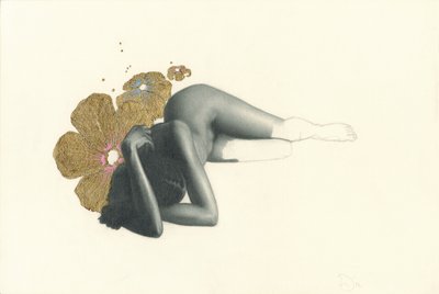 Nude Floral Dourado de Lourens Joubert
