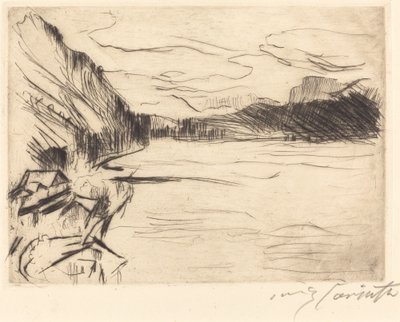 No Lago Walchen No Lago Walchen, 1923. de Lovis Corinth