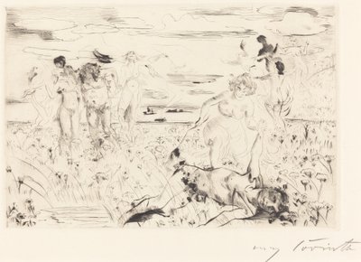 Bacchanal, 1914. de Lovis Corinth