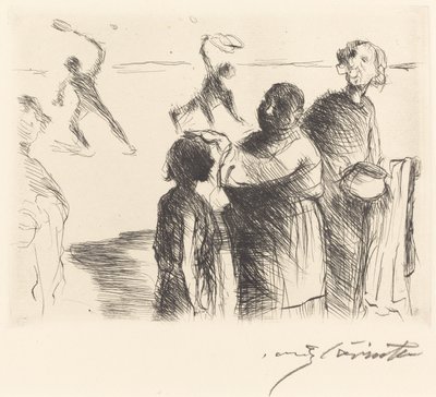Das Gastmahl des Trimalchio: pl. II O Banquete de Trimalchio: pl. II, 1919. de Lovis Corinth