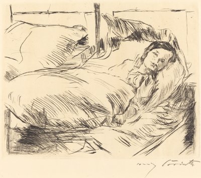 A Criança Doente A Criança Doente, 1918. de Lovis Corinth