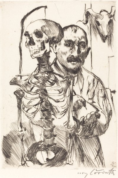 O Artista e Morte II O Artista e Morte II, 1916. de Lovis Corinth