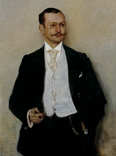 O pintor Carl Strathmann de Lovis Corinth