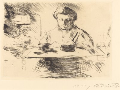 Die Gattin Wife of the Artist, 1918. de Lovis Corinth