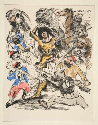 A Dama de Orleães (Die Jungfrau von Orleans) de Lovis Corinth