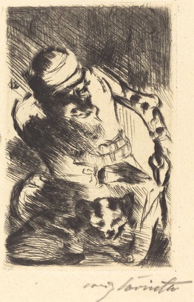 O Gato do Profeta de Lovis Corinth