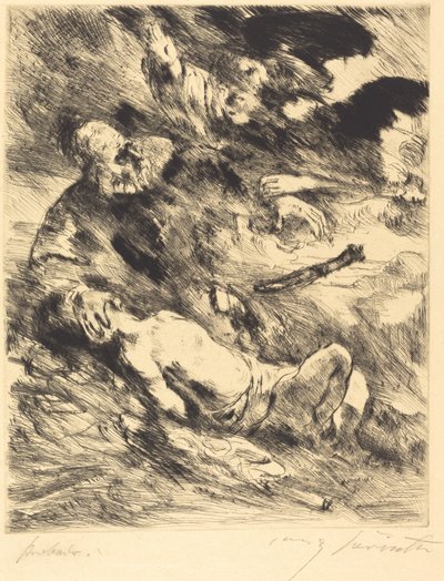 Die Opferung Isaacs The Sacrifice of Isaac, 1920. de Lovis Corinth