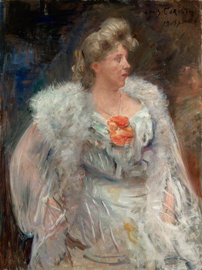 A cantora Frieda Halbe de Lovis Corinth