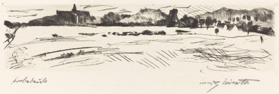 Paisagem com Dunas, 1917. de Lovis Corinth