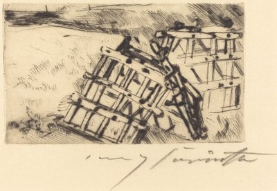 Egge Harrow, 1916. de Lovis Corinth