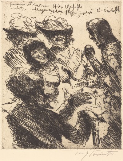 "O rosto de uma menina bonita é como a luz do sol" de Lovis Corinth
