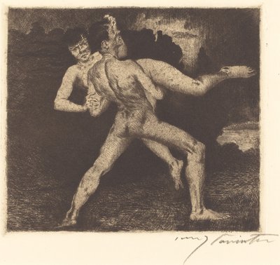Rapto Rapto, 1894. de Lovis Corinth