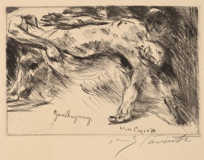 Grablegung (Sepultamento) de Lovis Corinth